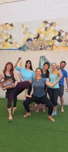 YOGA en clase.